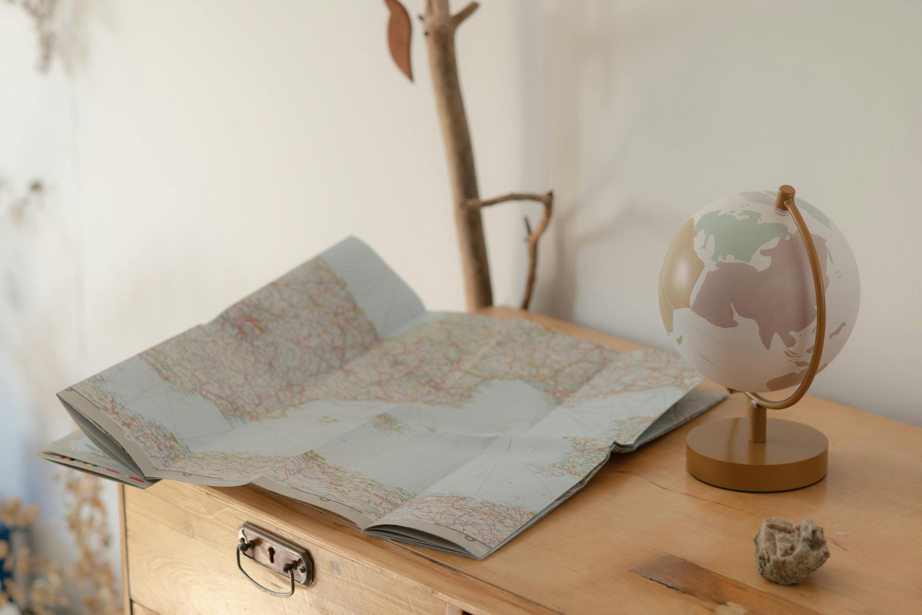 Mappamondo che mostra la reale forma sferica della Terra