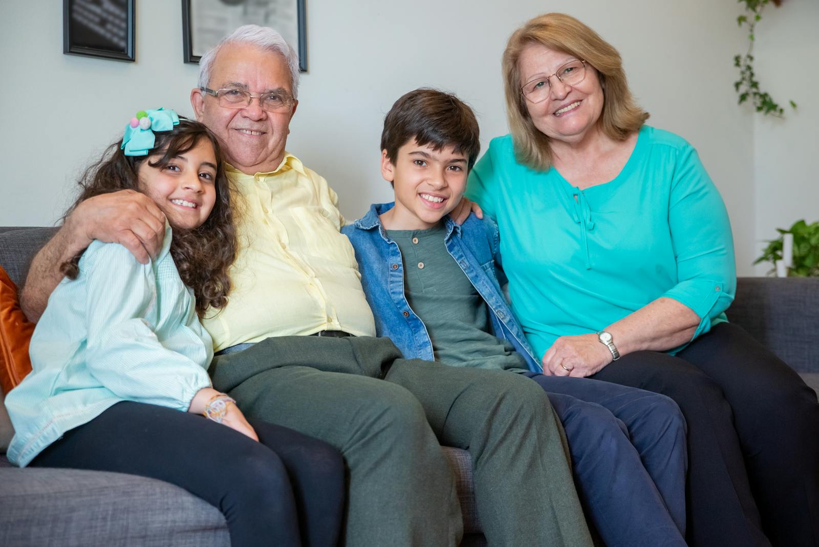 Nonni e nipoti tre generazioni amore famiglia