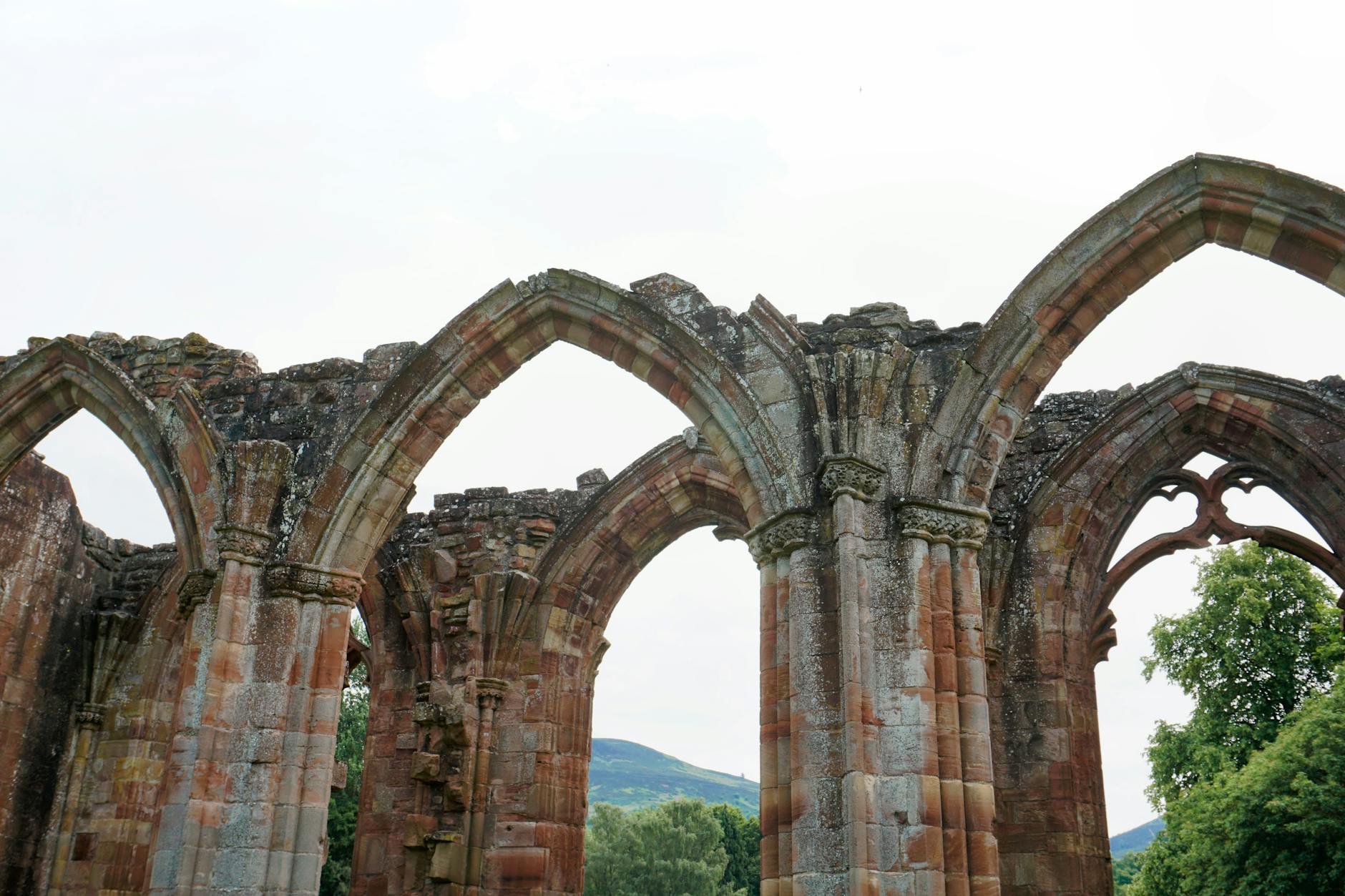 Veduta delle coste e dei prati delle isole Orcadi