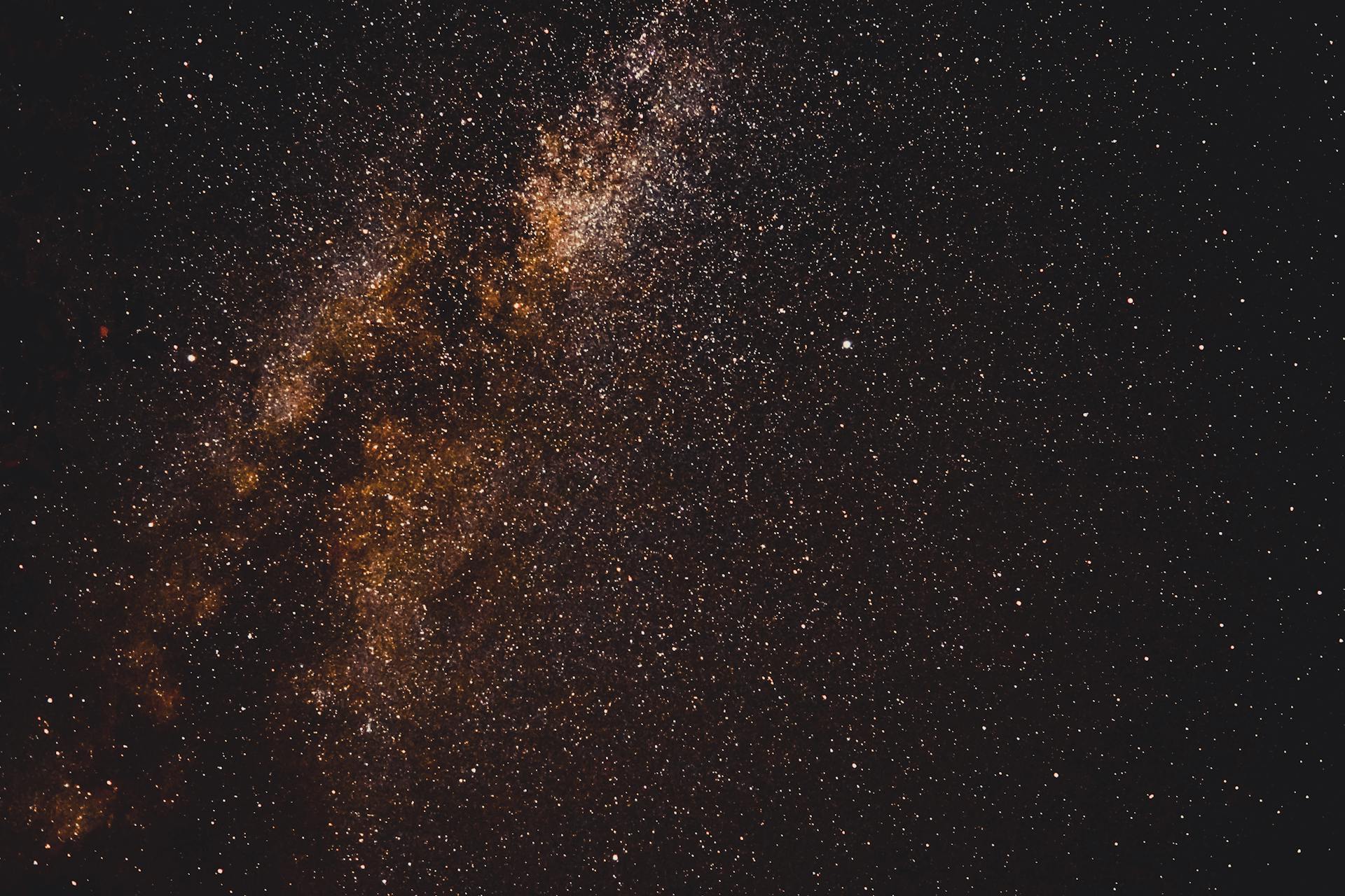 La Via Lattea visibile nel cielo notturno limpido