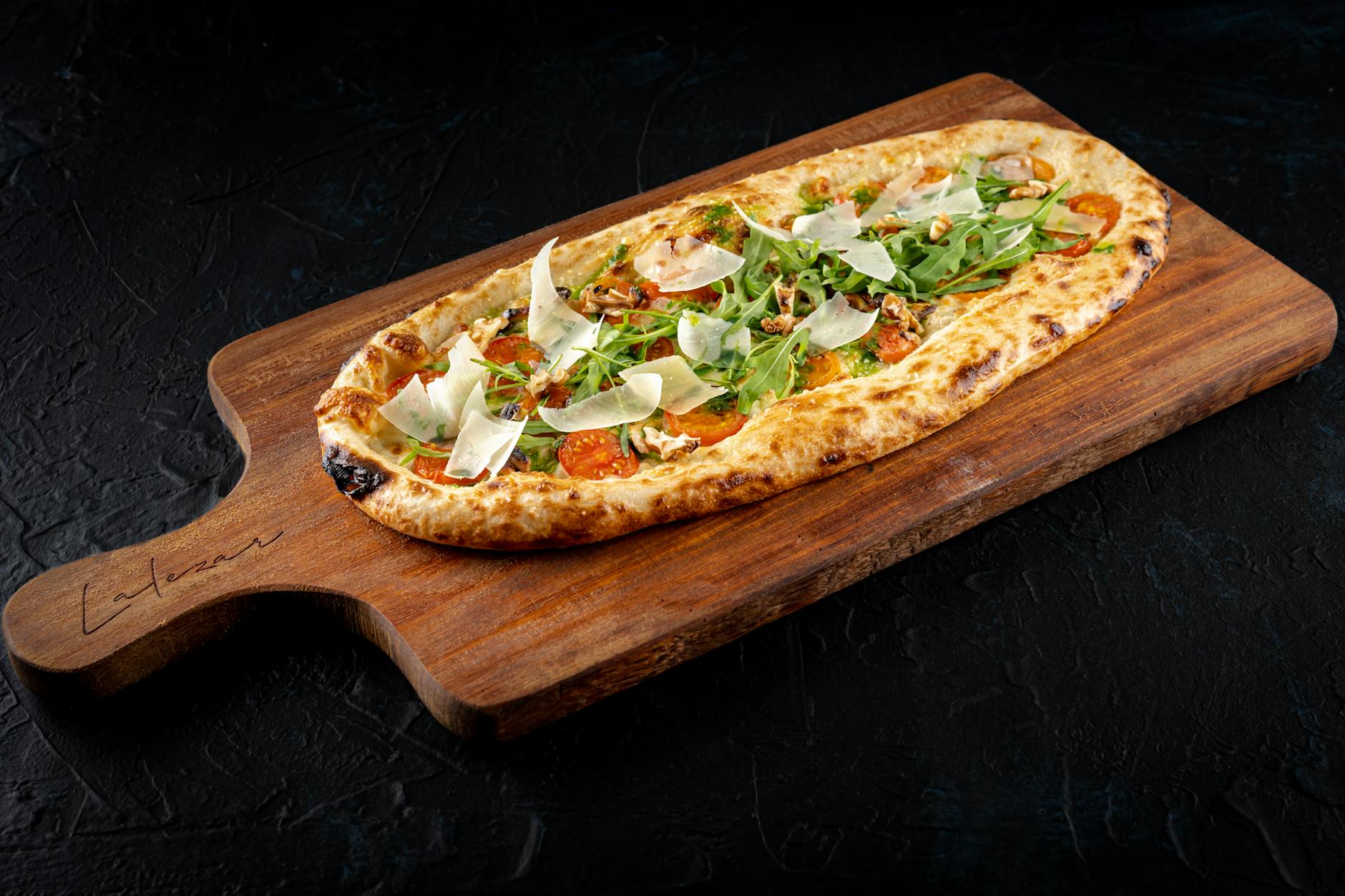 Piadina farcita con prosciutto crudo rucola e formaggio fresco