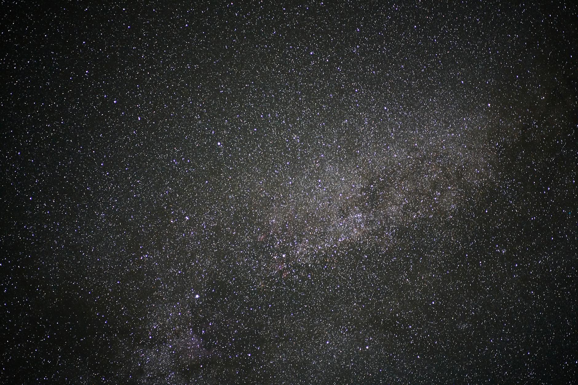 Costellazione e nebulose riprese a lunga esposizione
