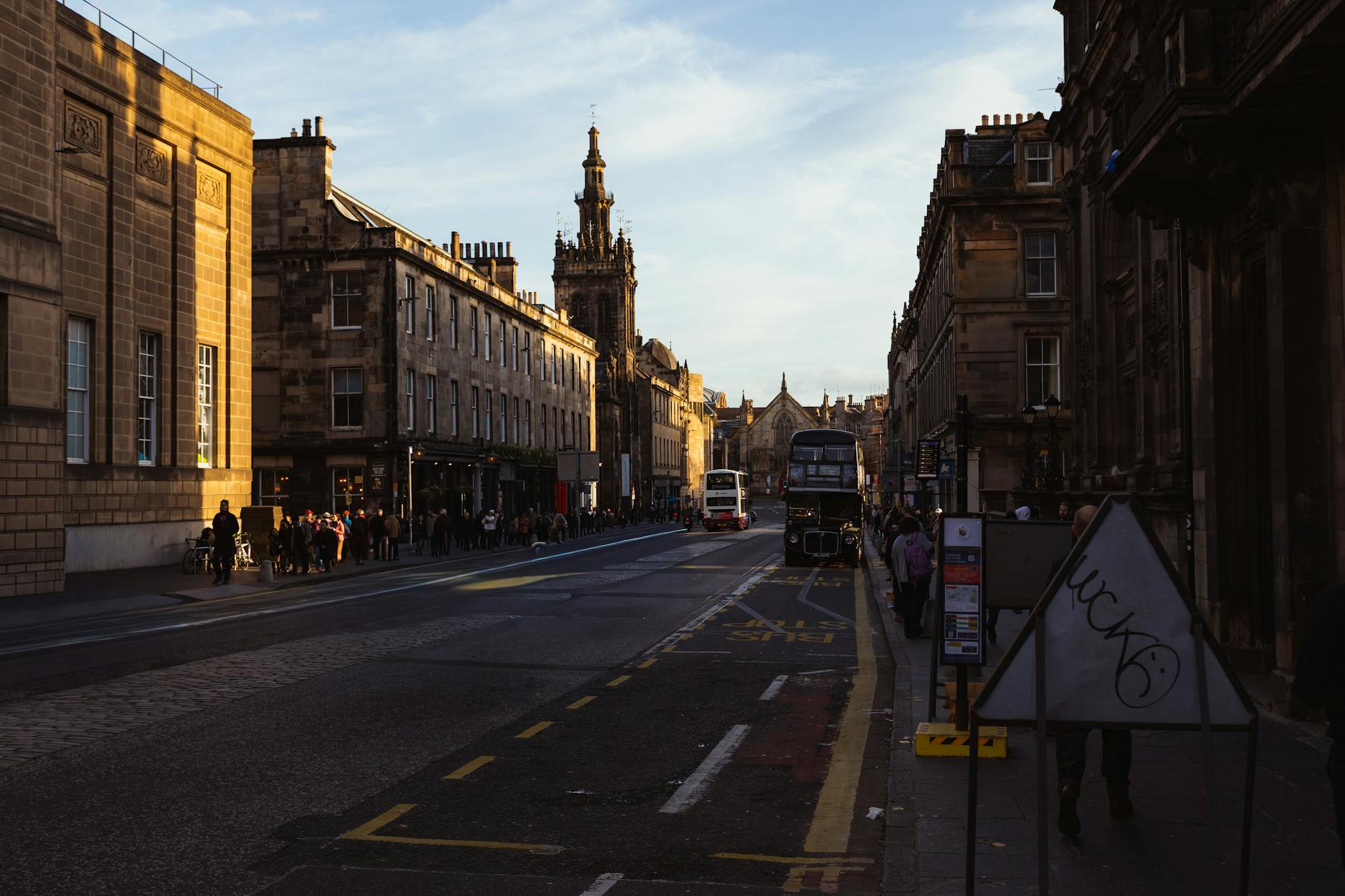 Edimburgo al tramonto