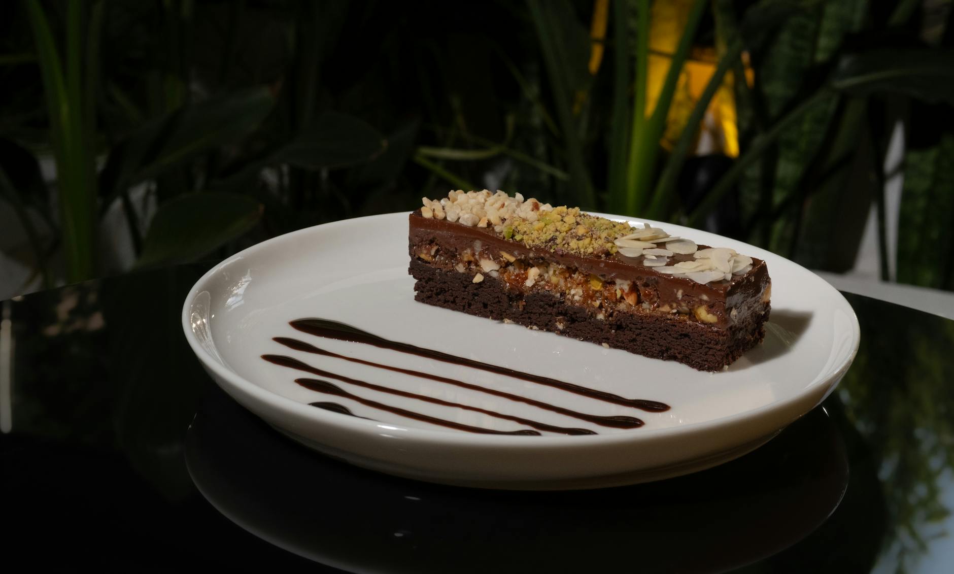 Torta al cioccolato e mandorle stile caprese