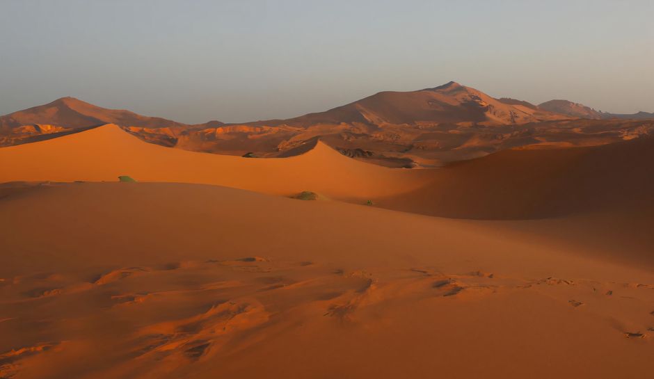 Dune di sabbia del deserto del Sahara