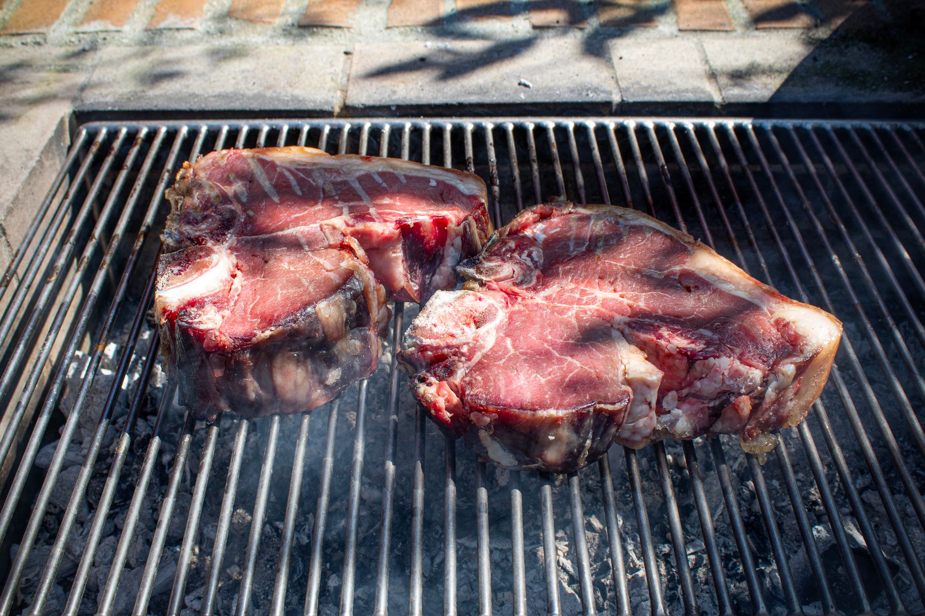 Bistecca alla fiorentina cotta alla griglia