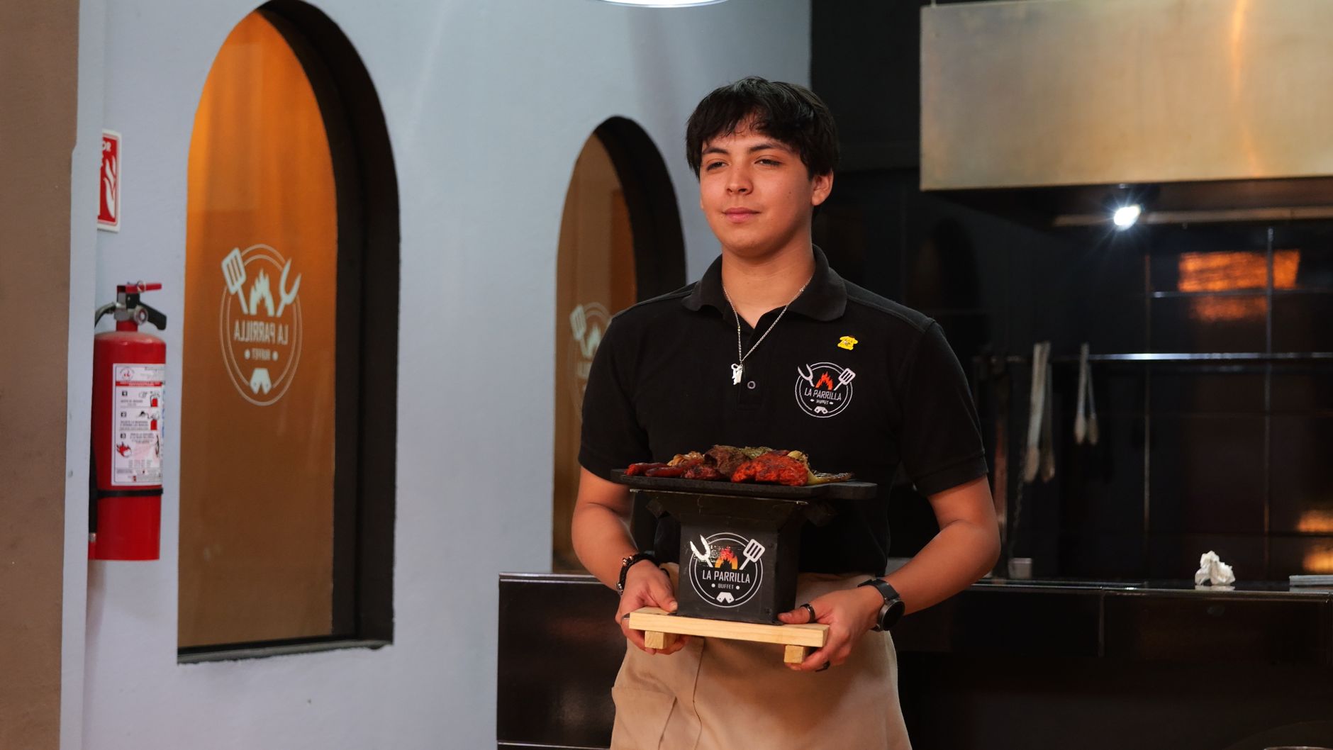 Bistecca con osso servita a tavola