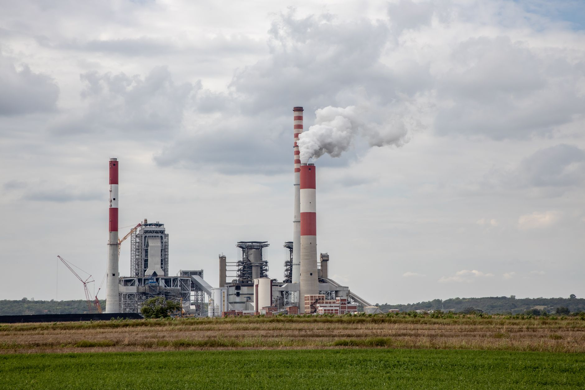 Impianto industriale per la cattura del carbonio
