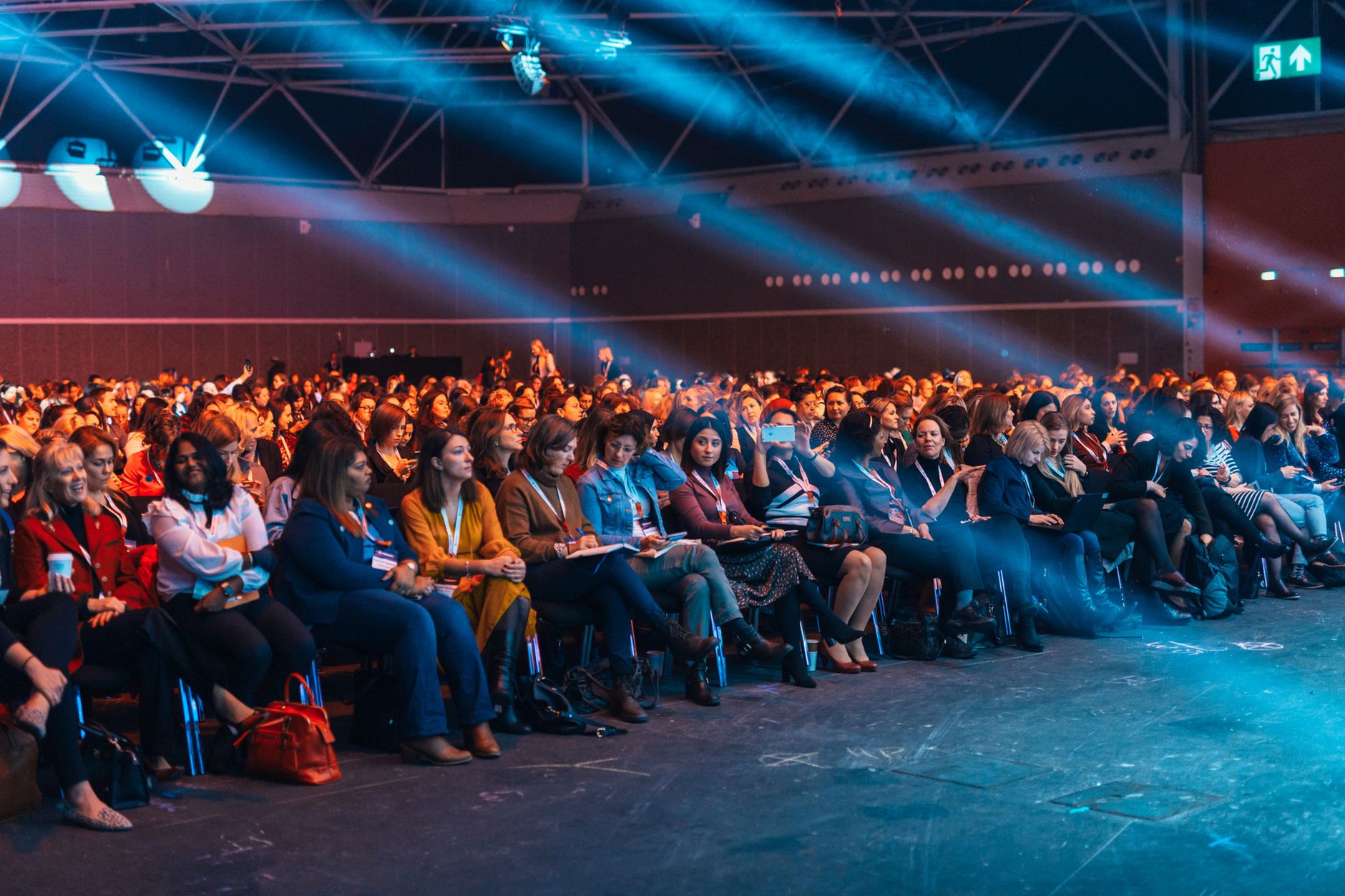 Auditorium gremito durante una lezione