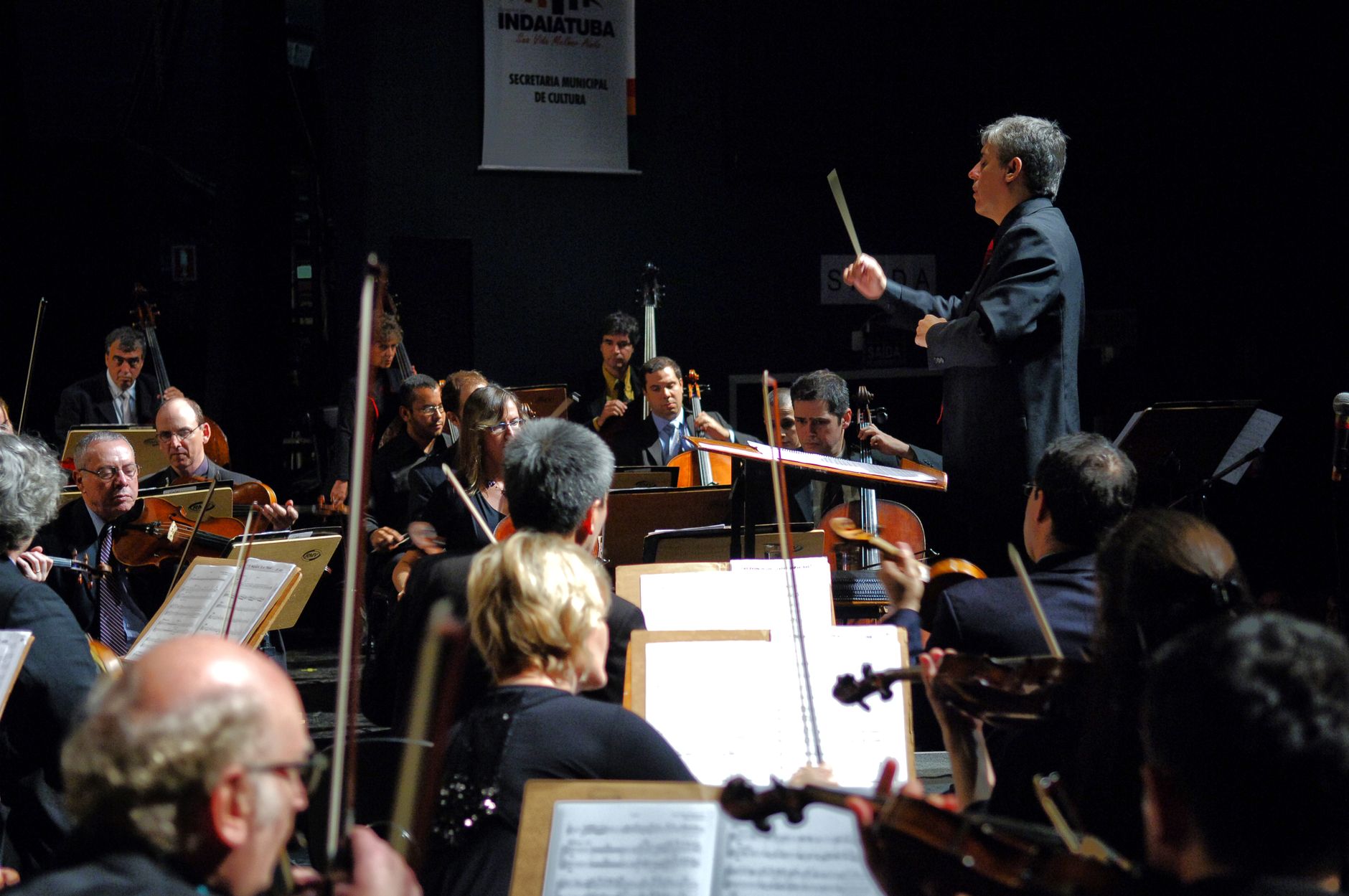 Orchestra durante un concerto