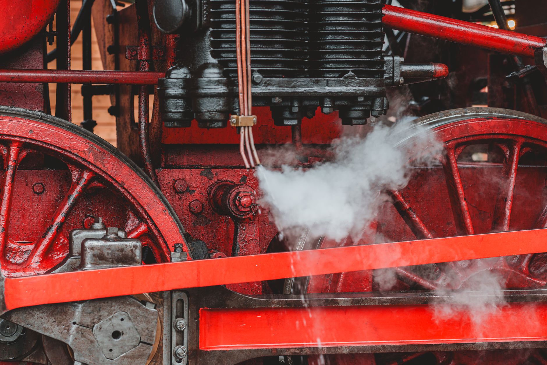 Locomotiva a vapore d'epoca