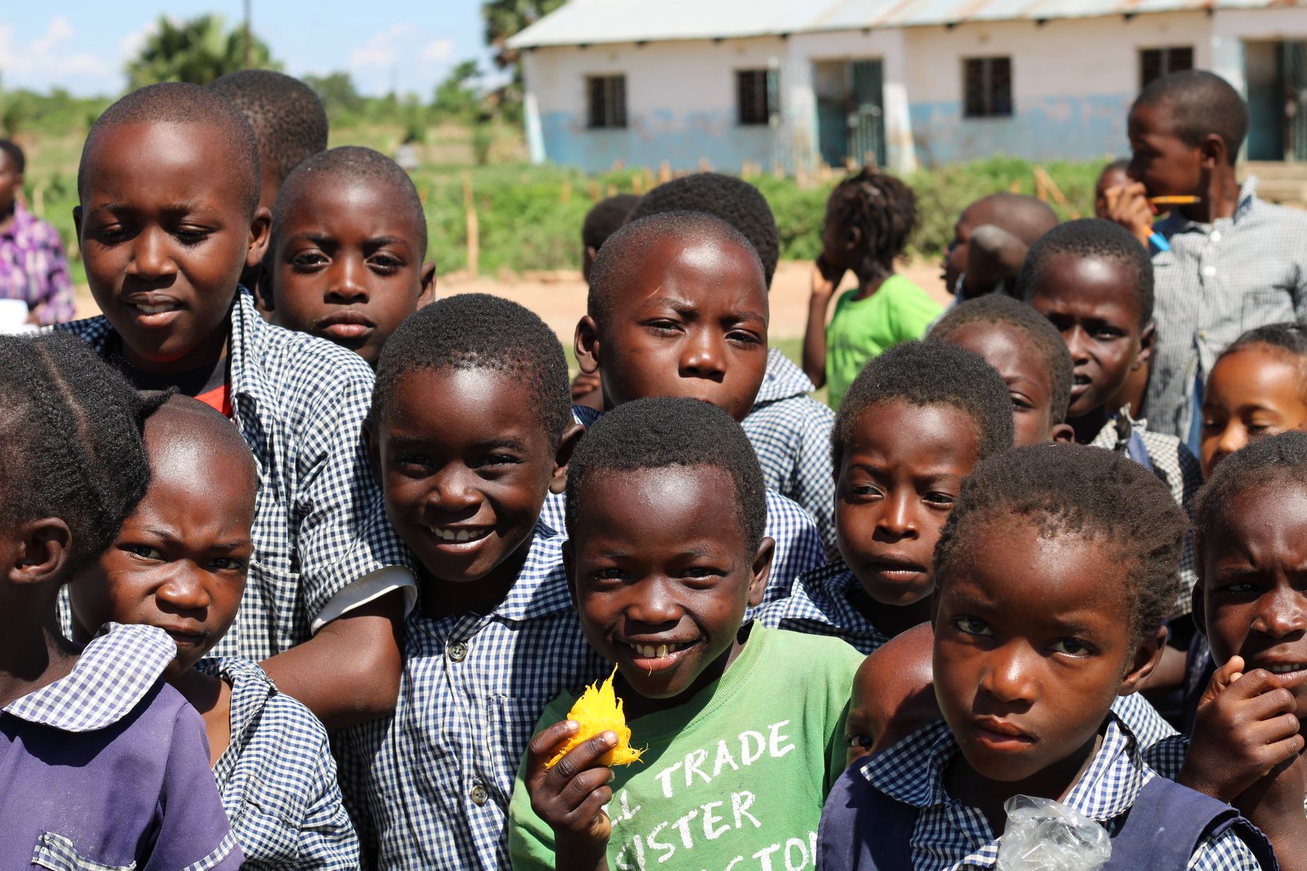 Aula scolastica in un Paese africano