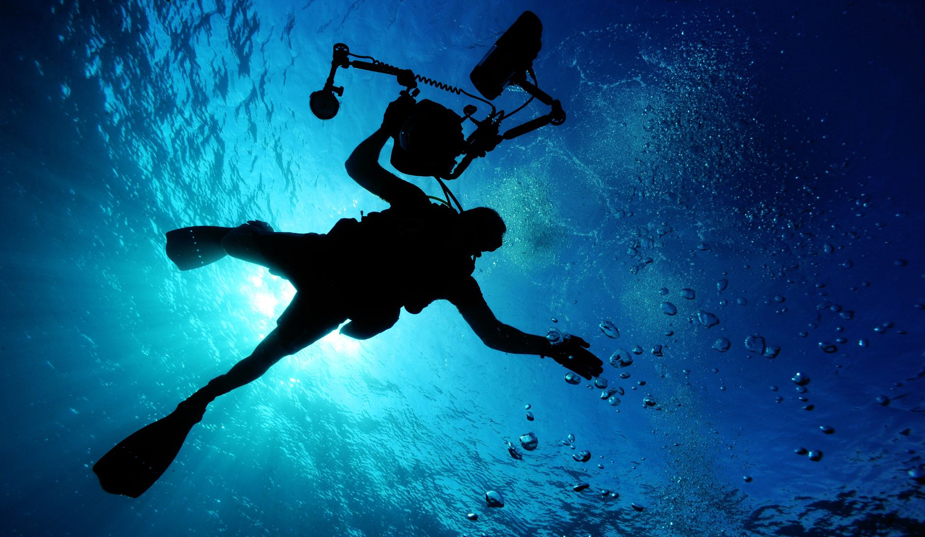 Subacqueo che esplora il fondale marino tra i pesci