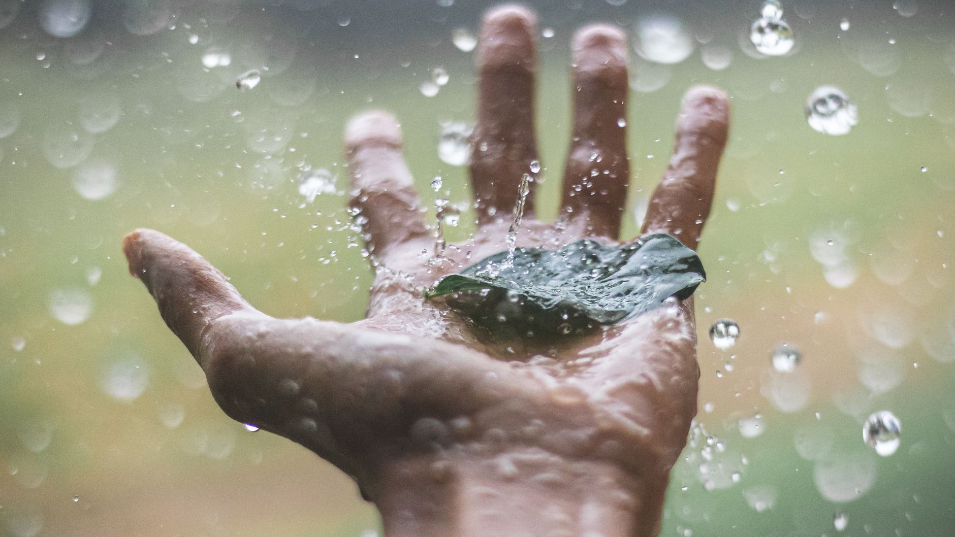 Mani immerse nell'acqua di una bacinella