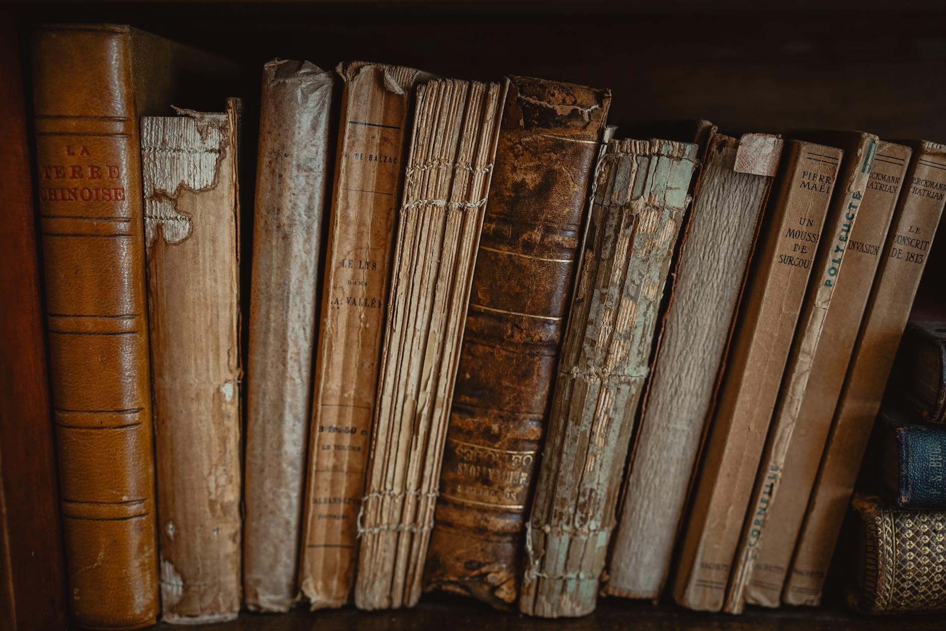 Vecchio dizionario aperto su un tavolo