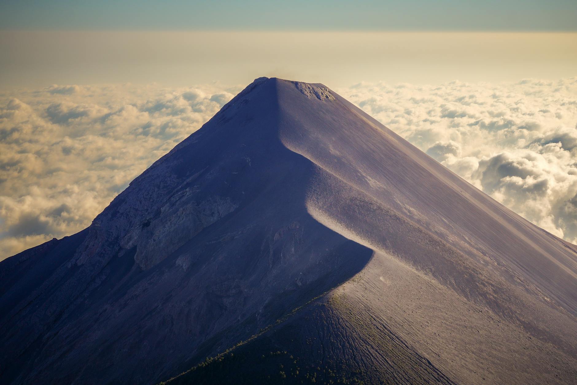 Un'eruzione vulcanica, esempio della immensa potenza della natura