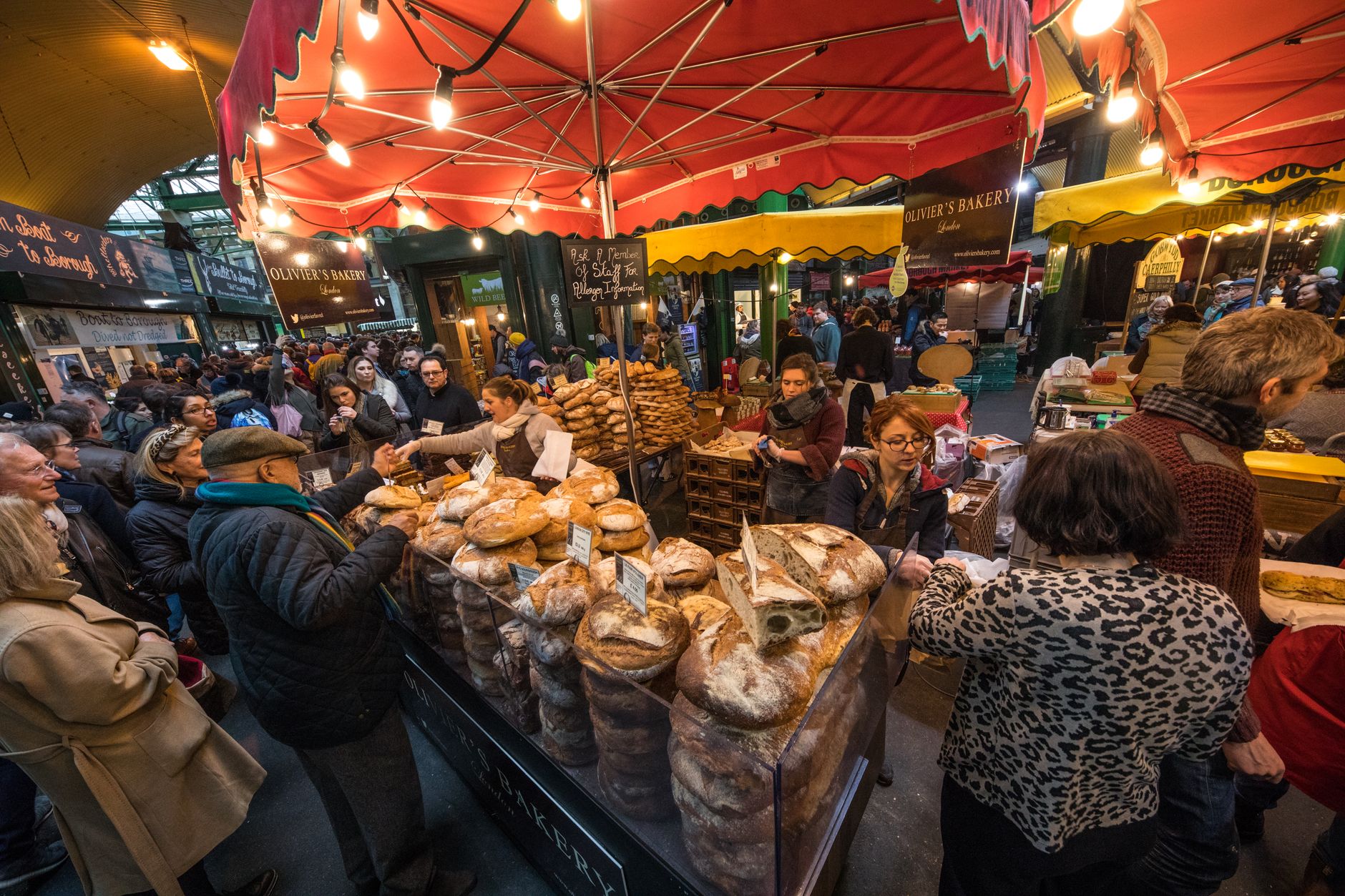 Mercato di prodotti gastronomici