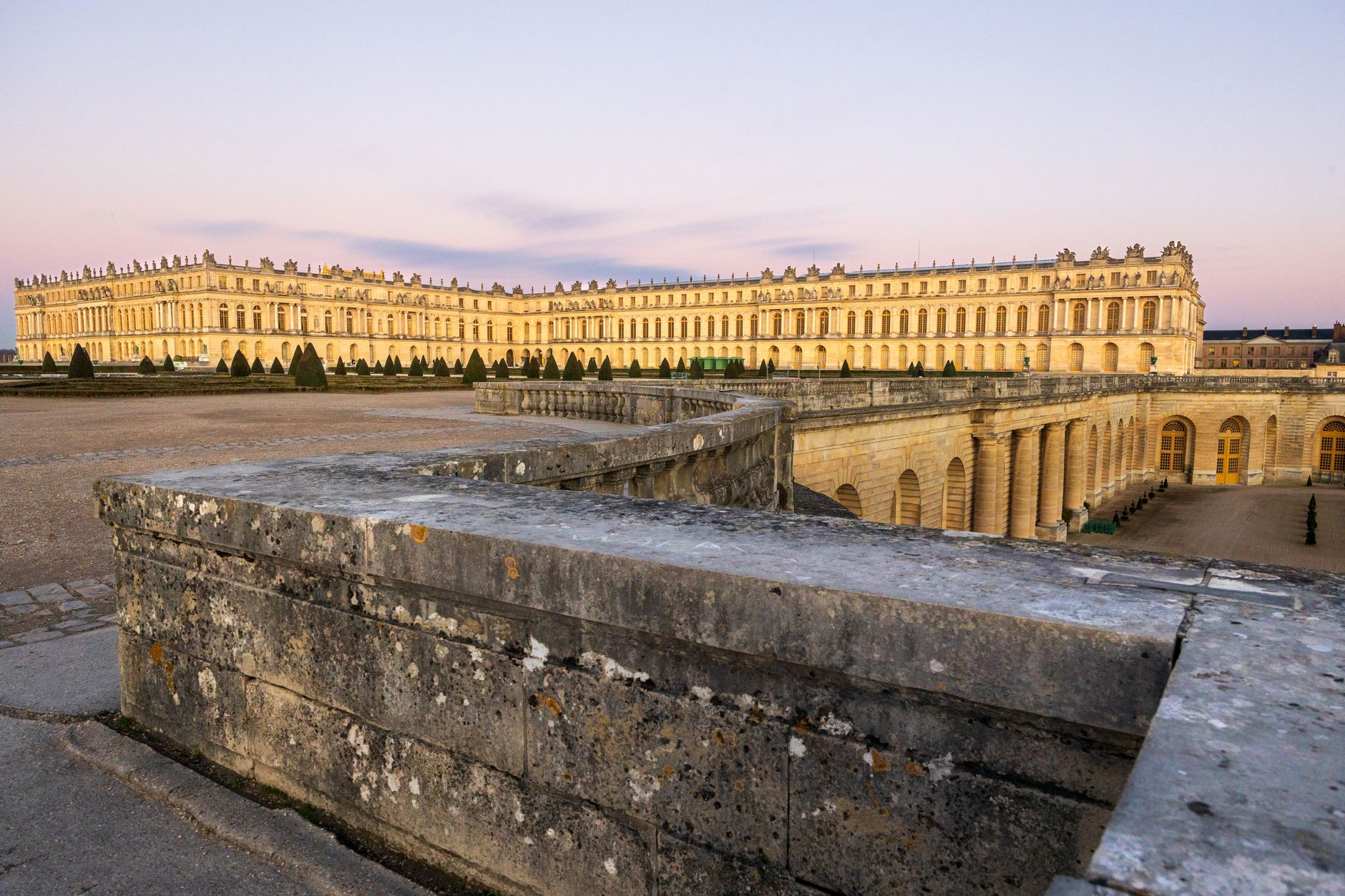 La reggia di Versailles in Francia
