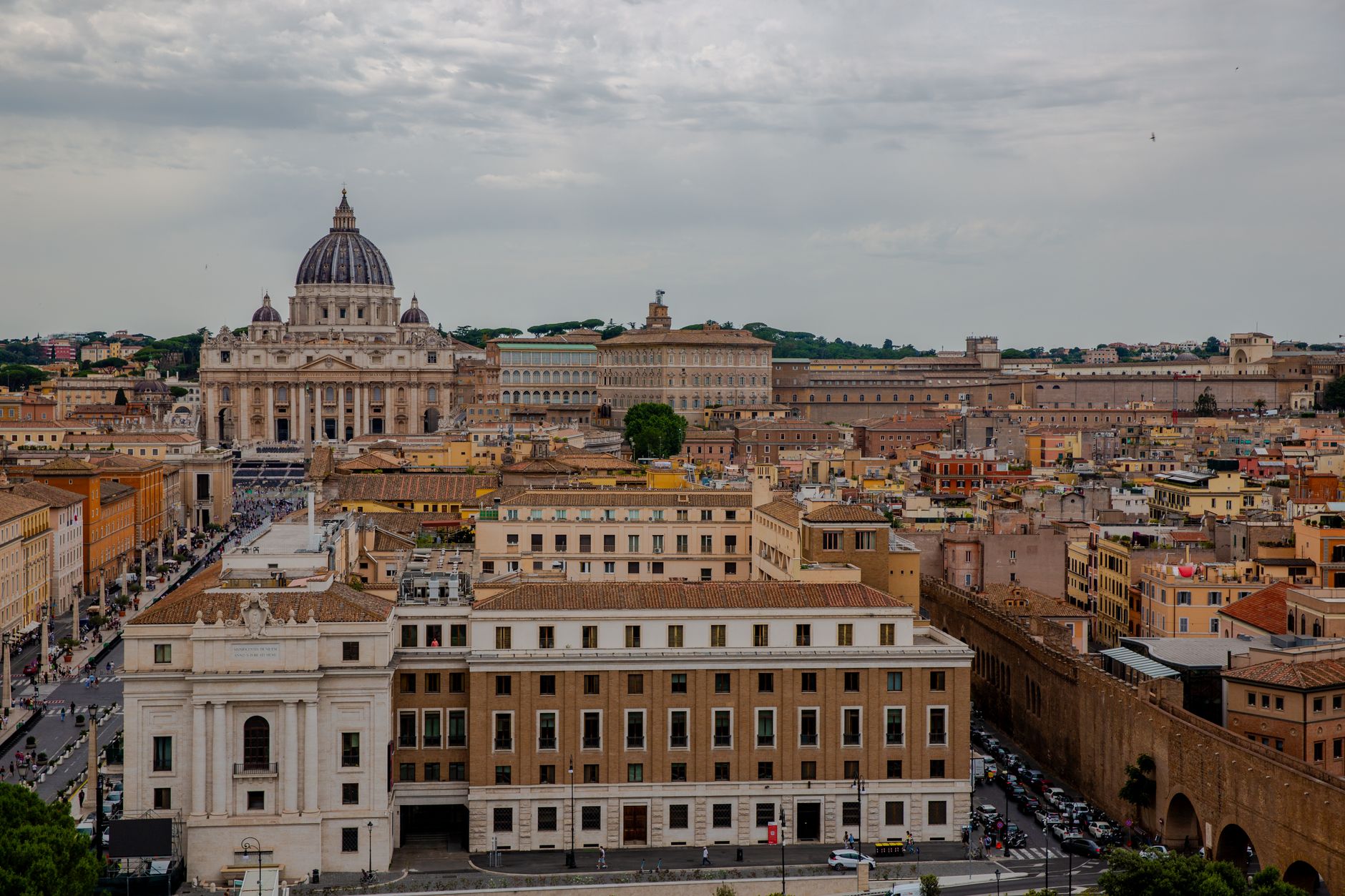 Veduta aerea della Città del Vaticano