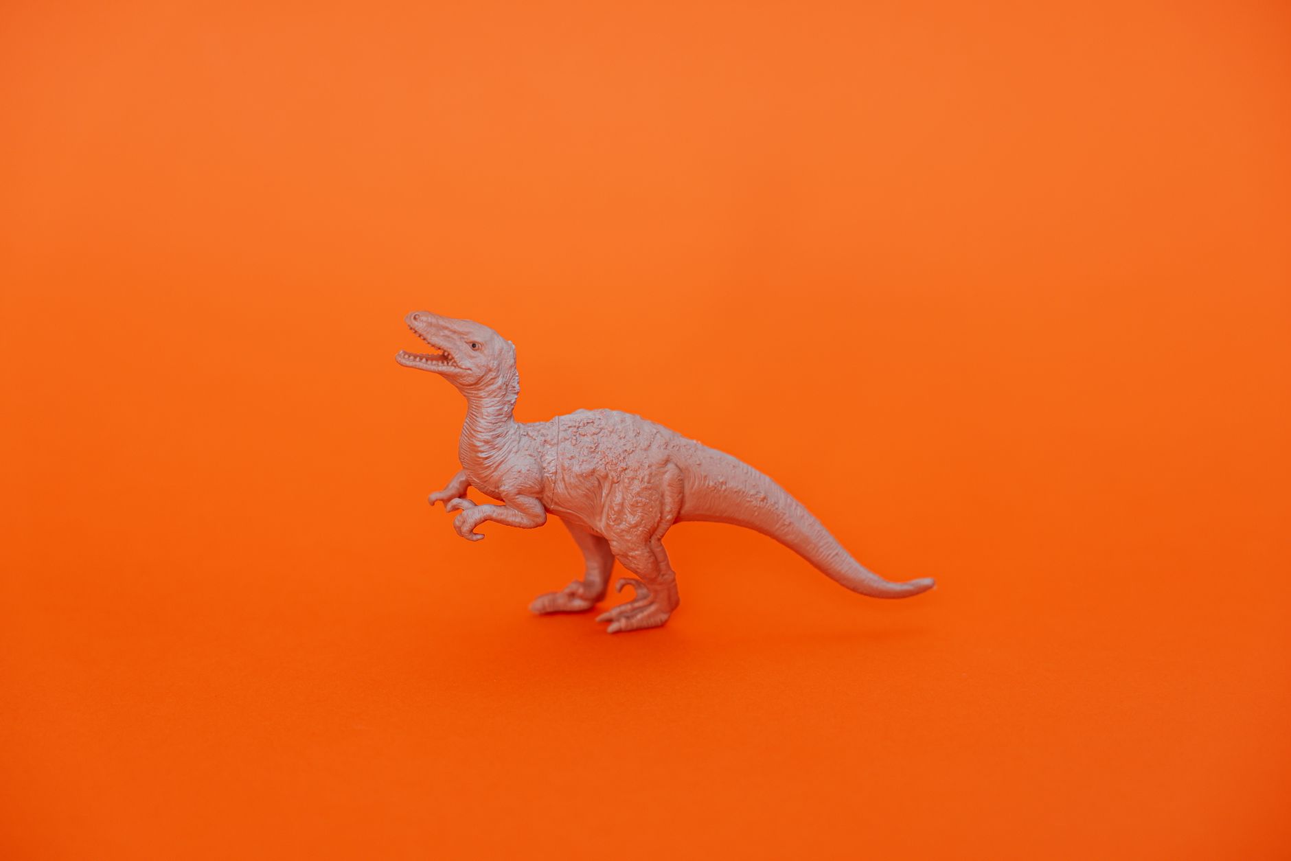 Illustrazione di un piccolo dinosauro nel suo ambiente