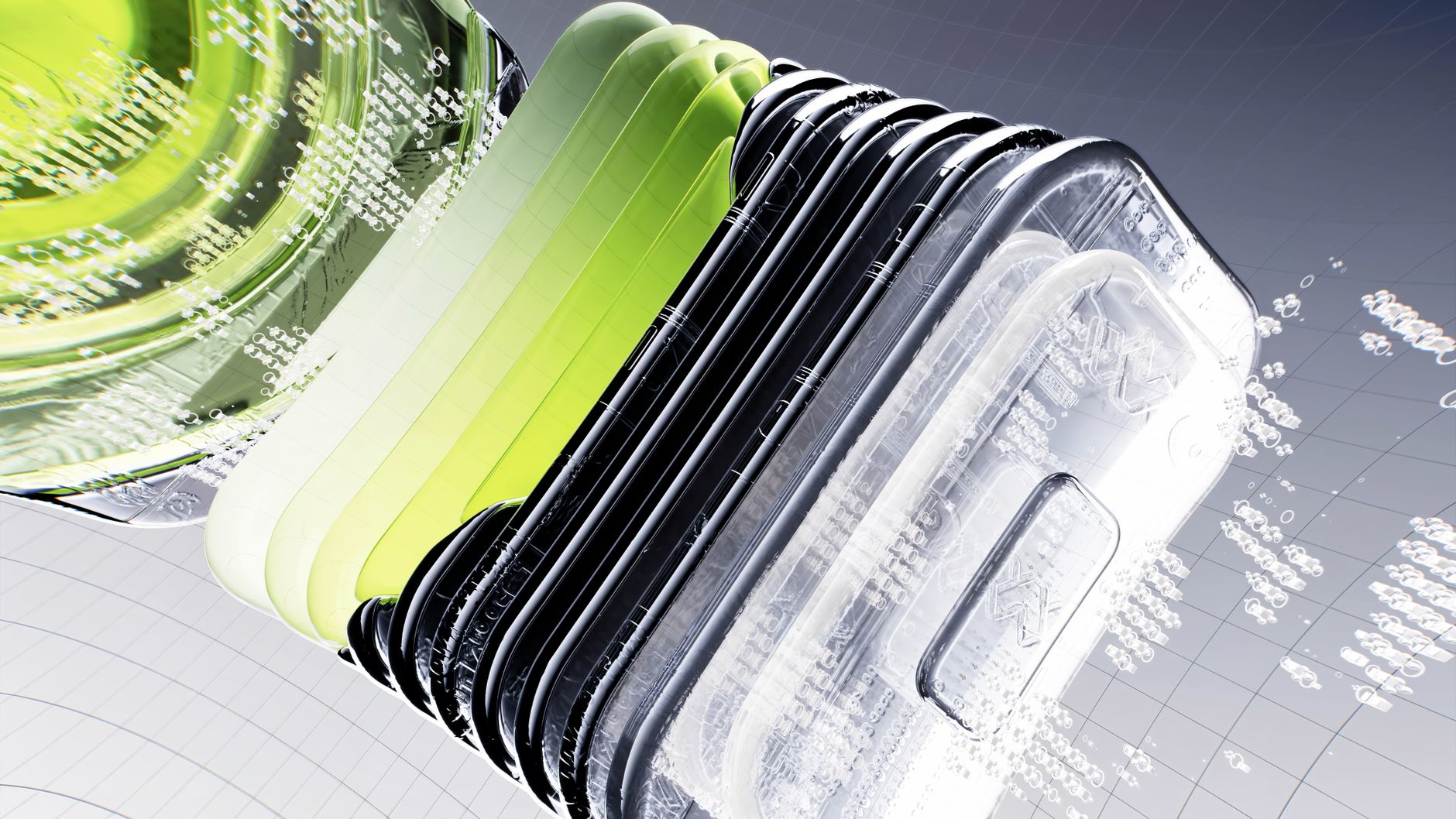 Batteria e circuiti elettronici, immagine di tecnologia energetica