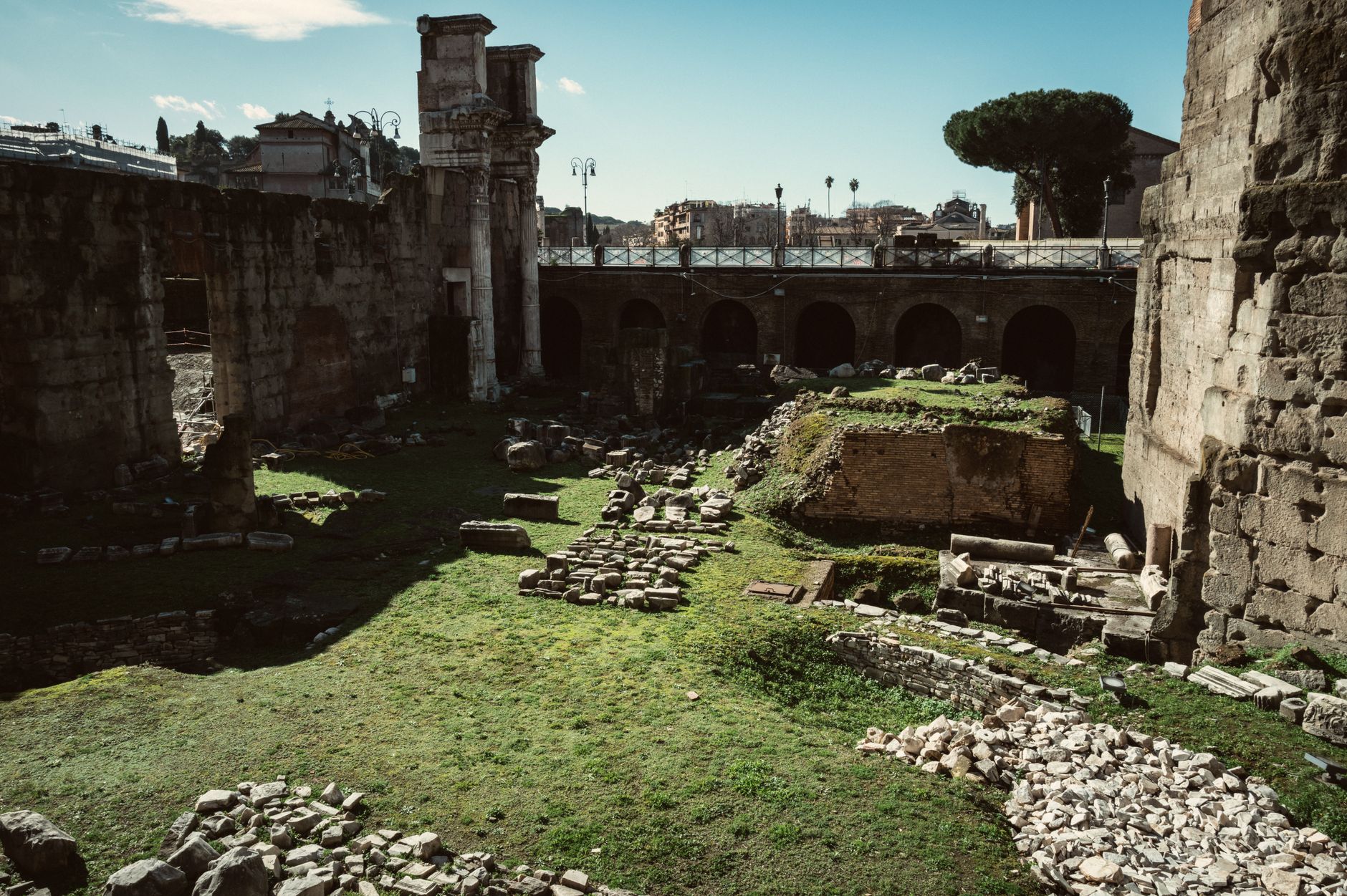 Antico foro romano, meta delle guide del Grand Tour