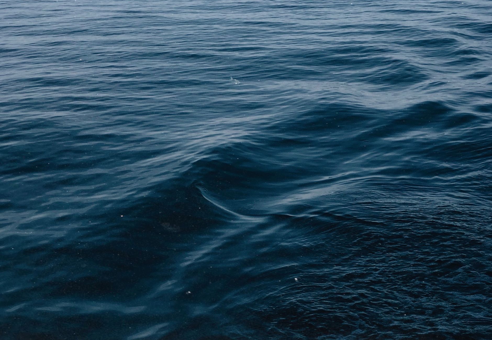 Onde del mare che si infrangono sulla superficie dell'oceano