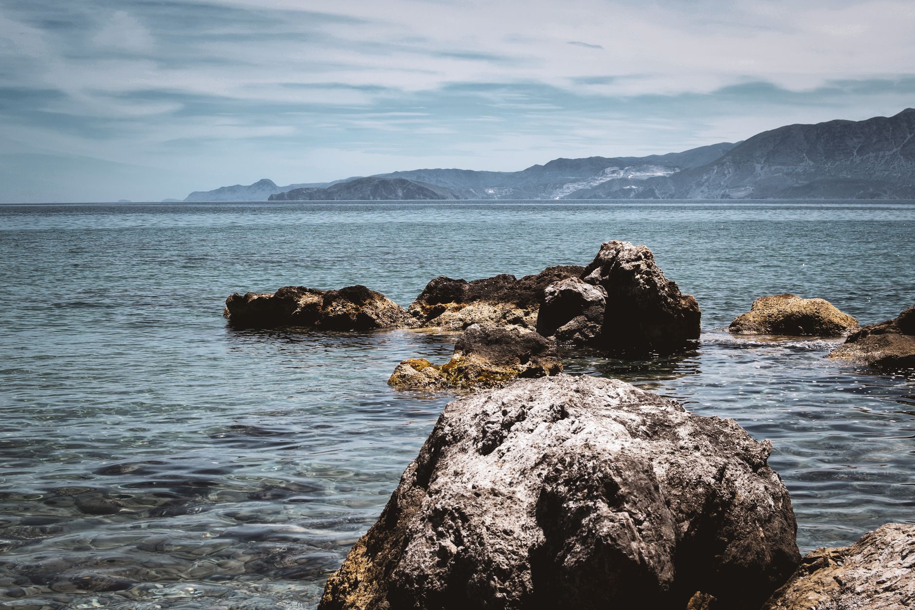 Acque cristalline del mare italiano