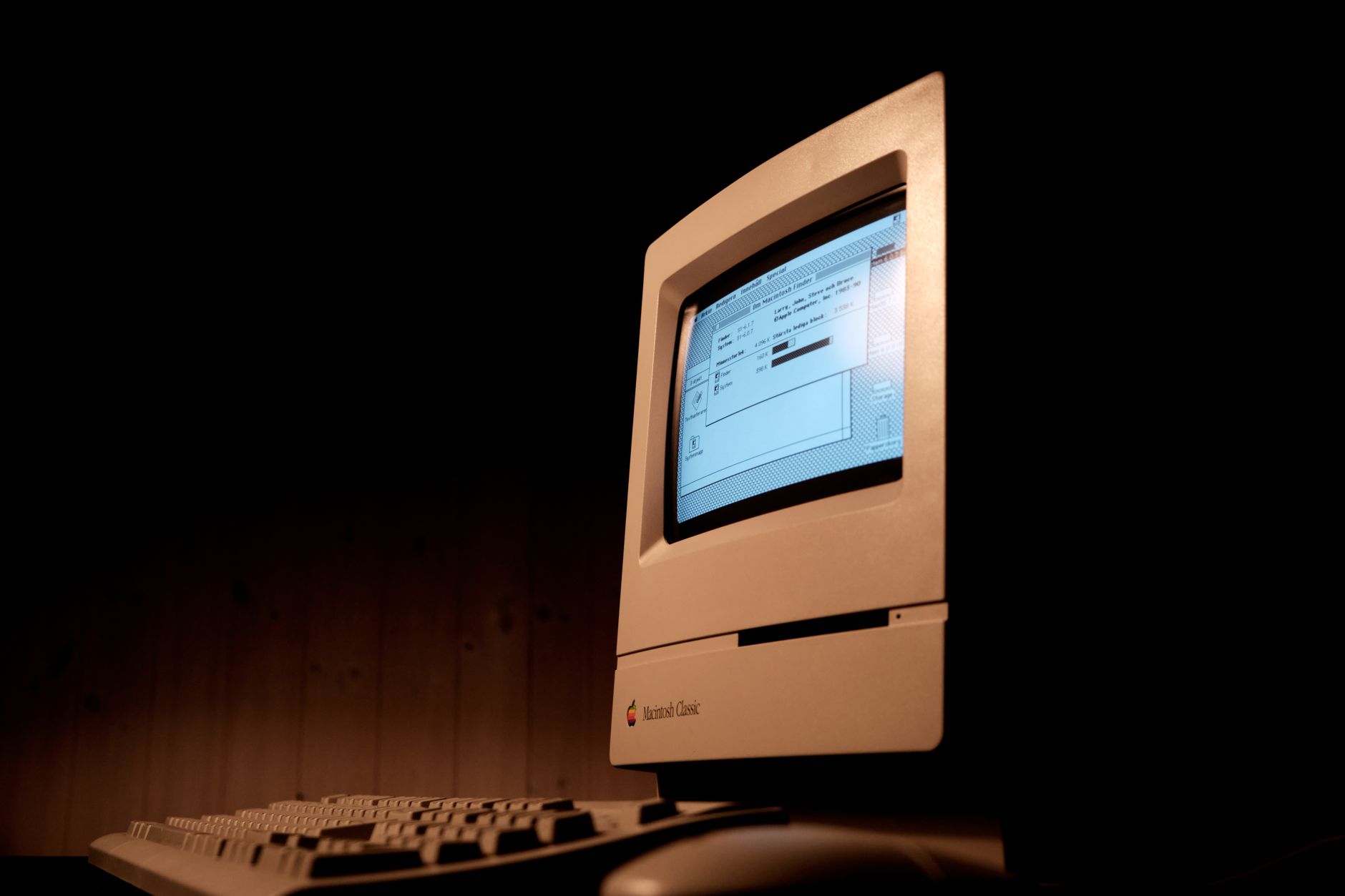Schermo di un software retrò con interfaccia datata
