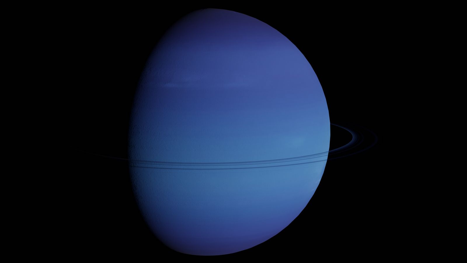 Il pianeta Nettuno e i suoi anelli
