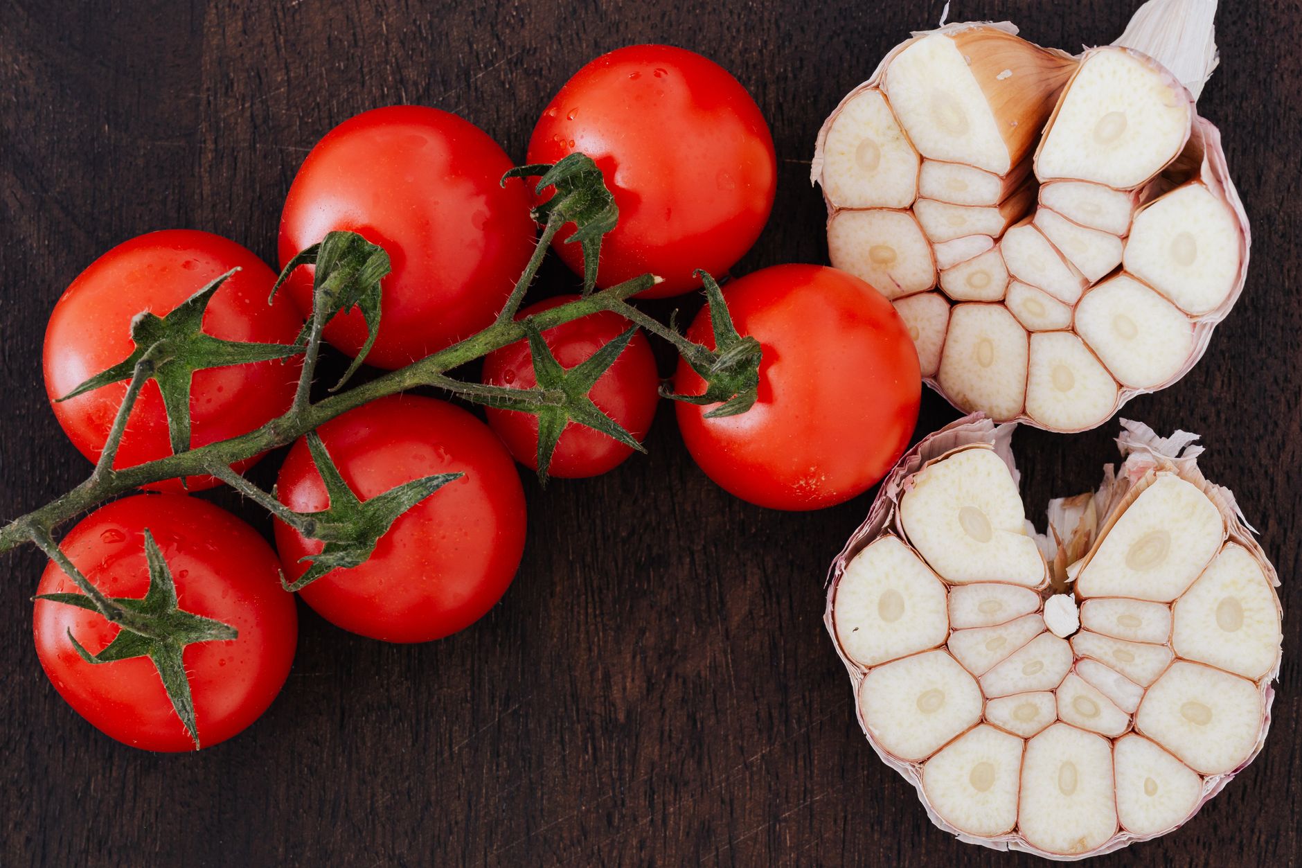 Fette di pane tostato condite con olio d'oliva