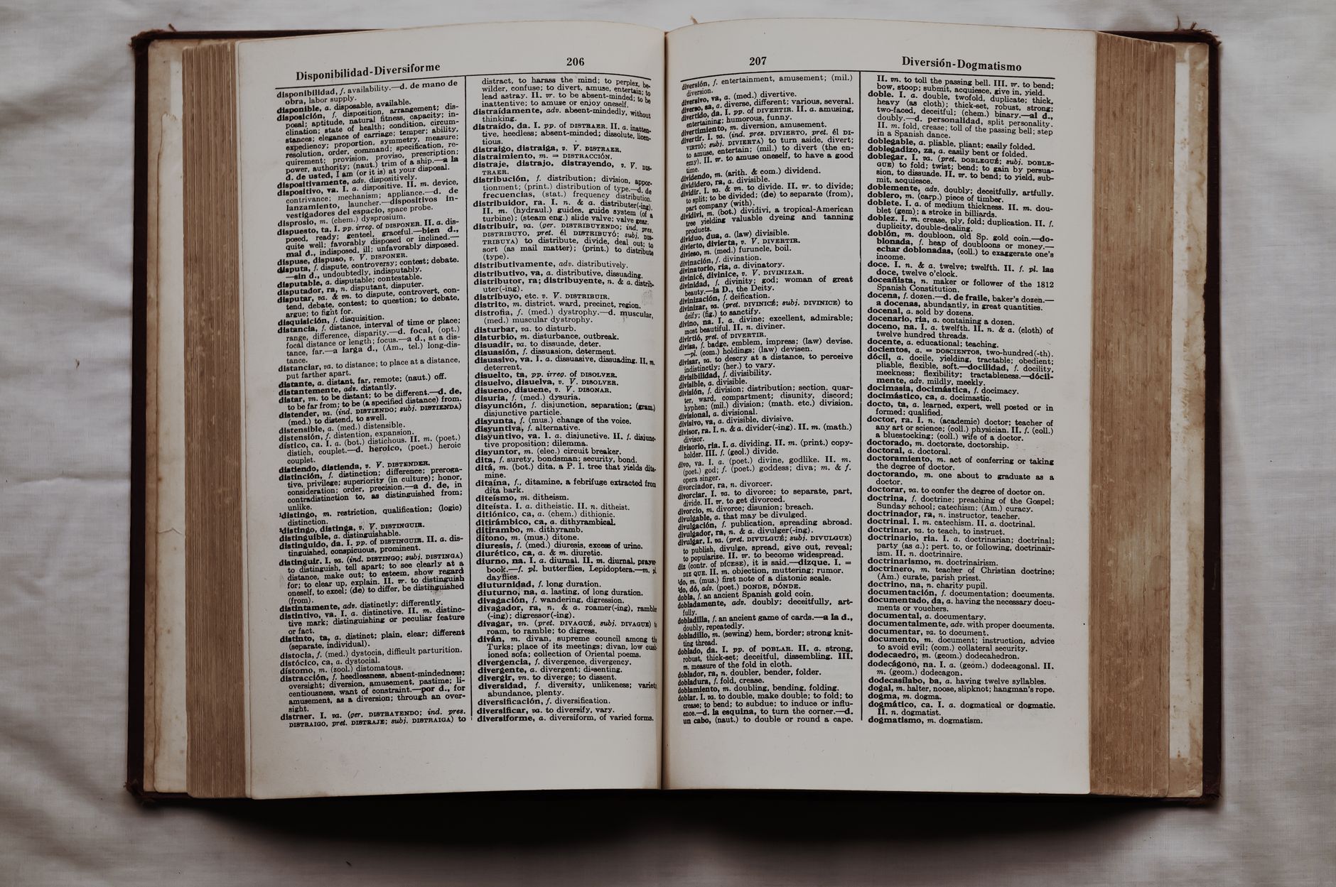 Vecchio dizionario aperto, simbolo delle parole intraducibili