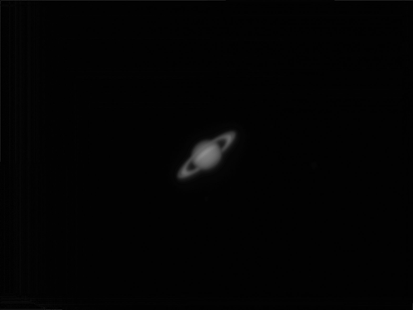 Il pianeta Saturno e i suoi anelli