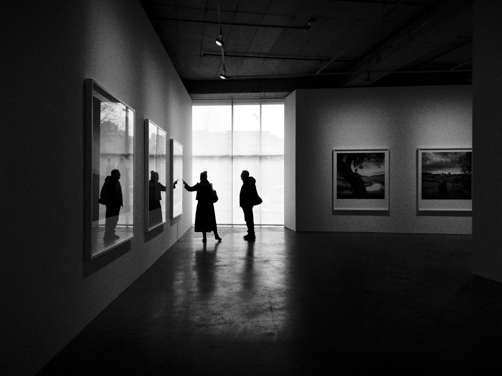 Interno di un museo d arte a Milano