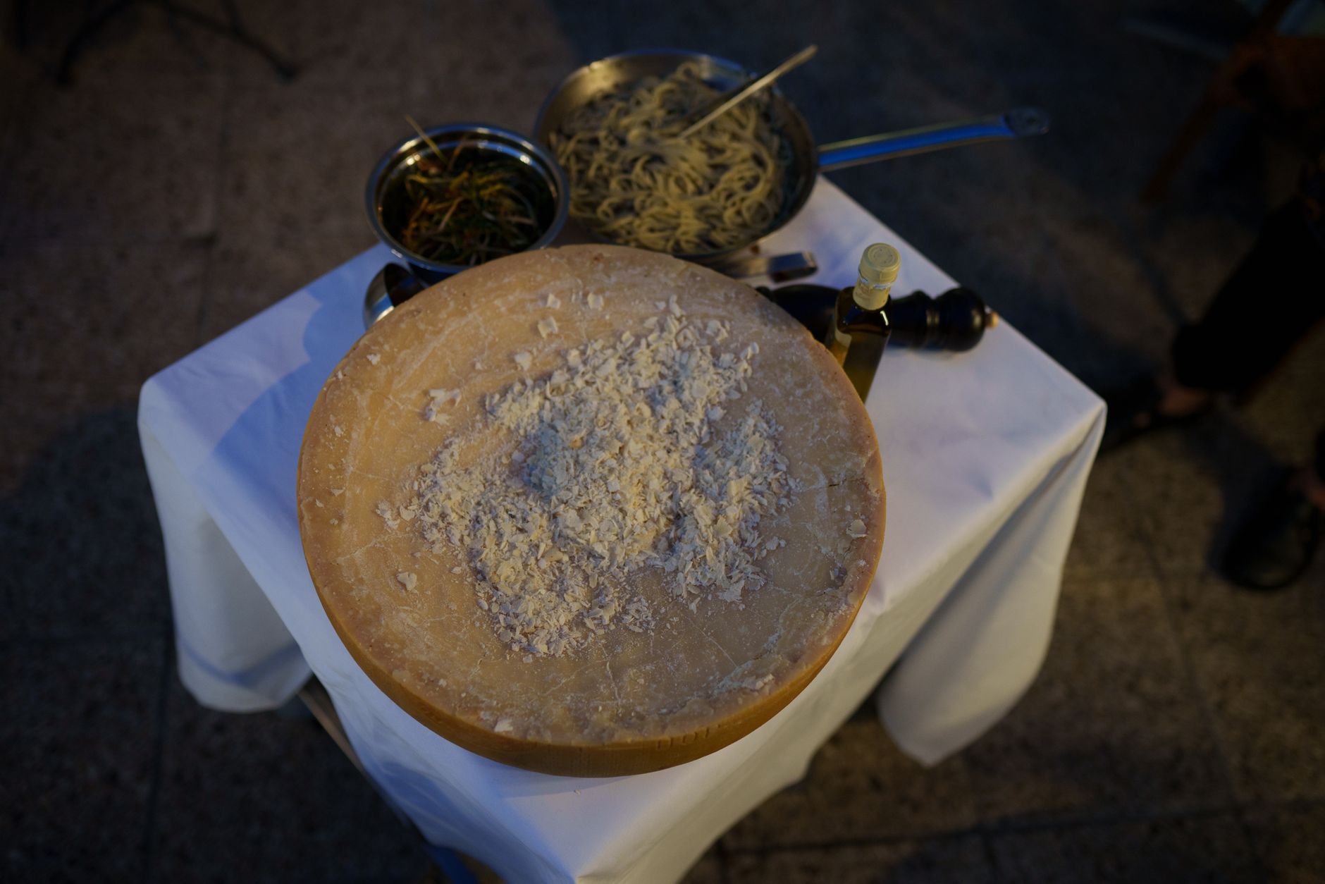 Il mercato dei formaggi alla fiera Cheese