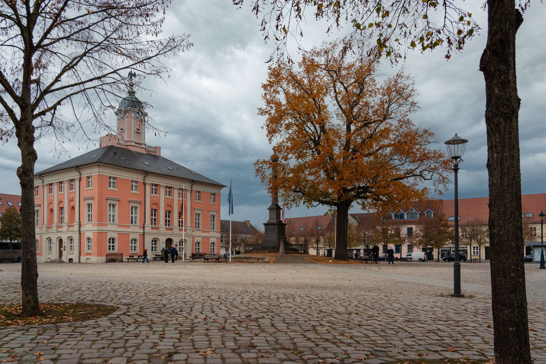 Scorcio del centro storico di Weimar in Germania