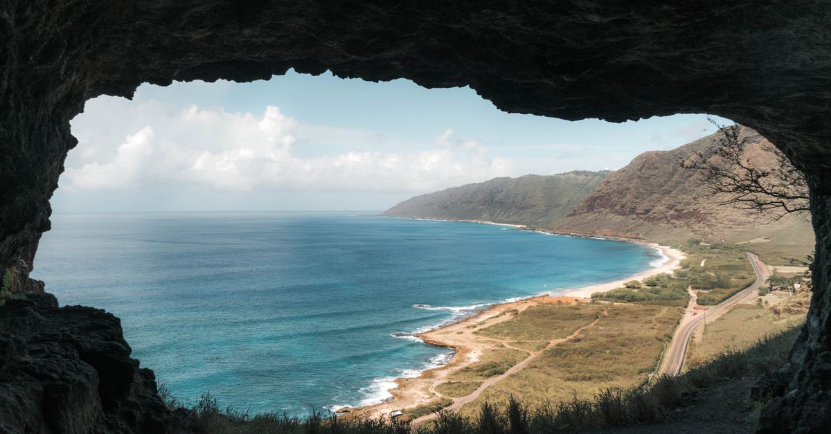Veduta panoramica delle coste hawaiane