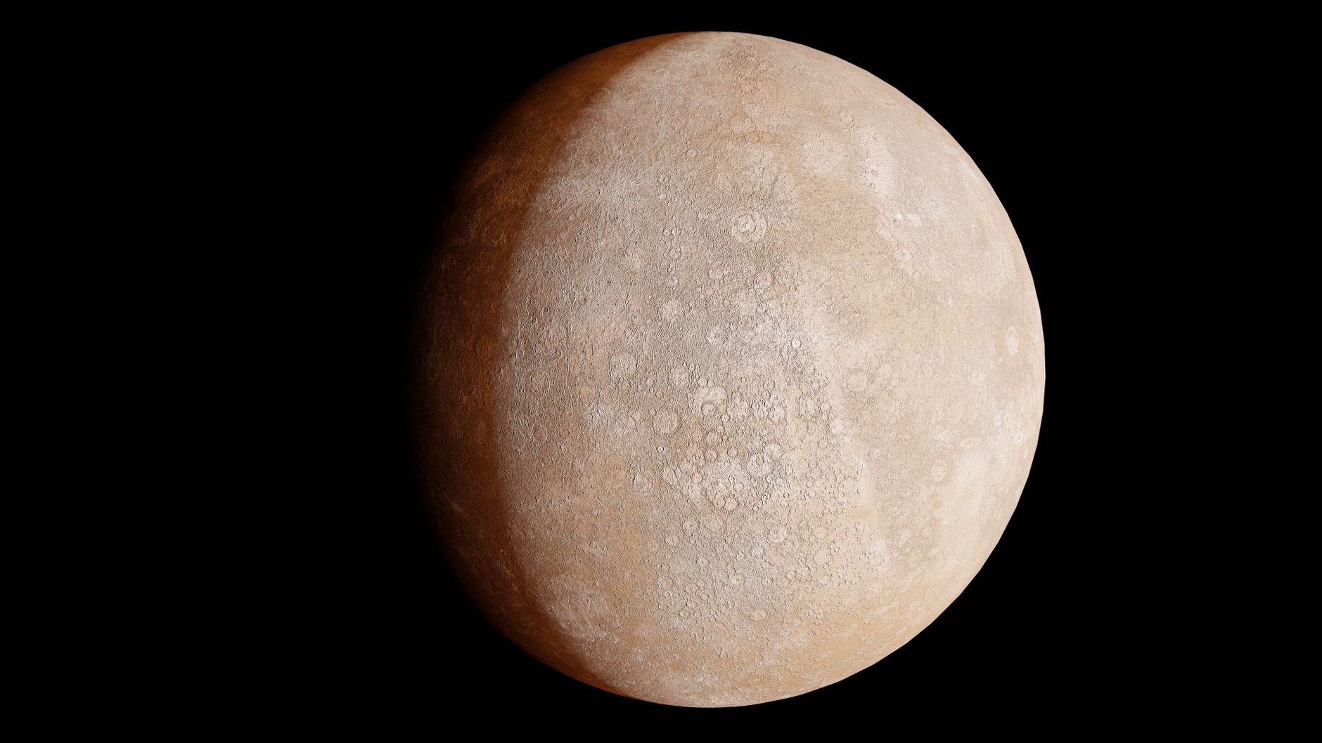 Il pianeta Mercurio visto dallo spazio