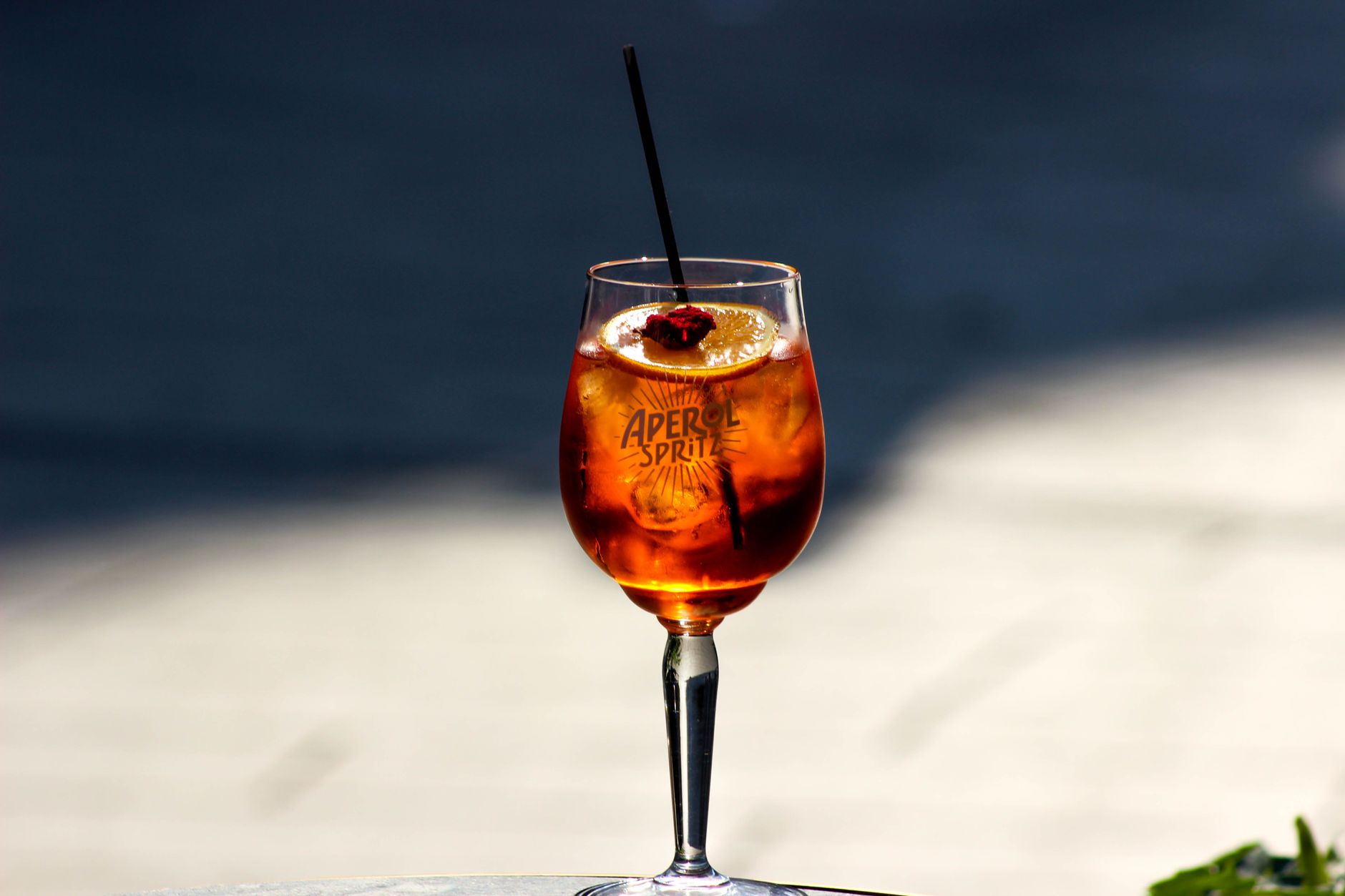 Spritz servito durante l'aperitivo