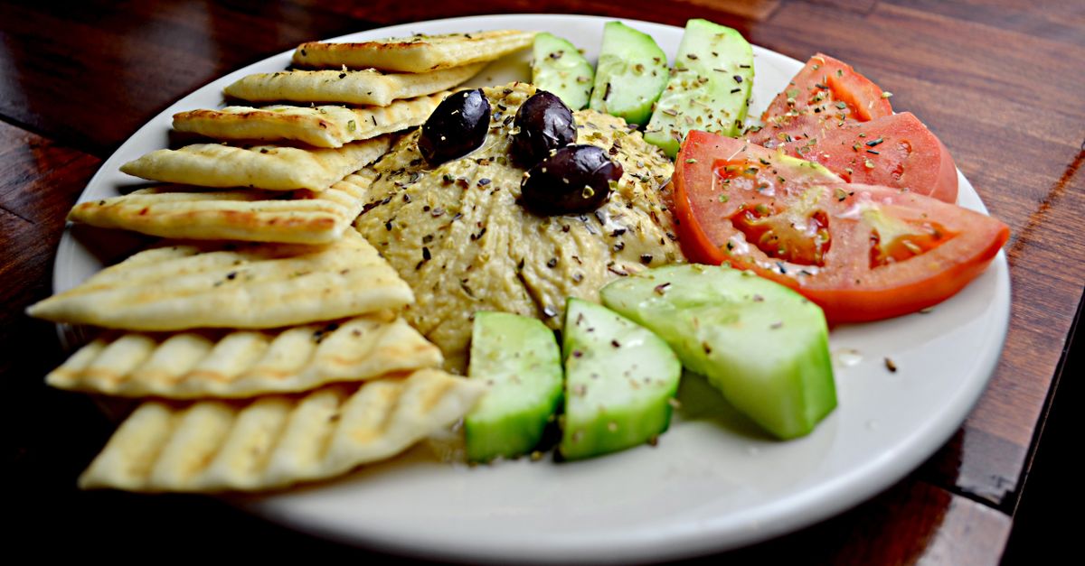 Ceci secchi, ingrediente base dell'hummus