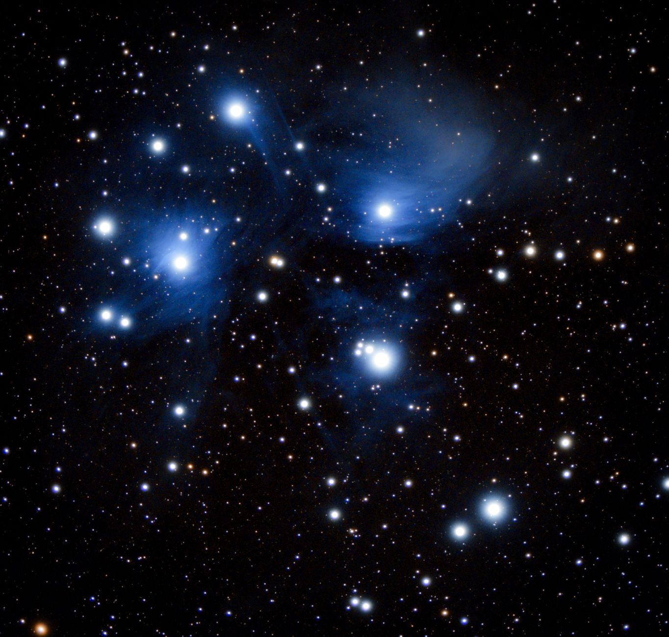 Campo stellato con migliaia di stelle di colori diversi