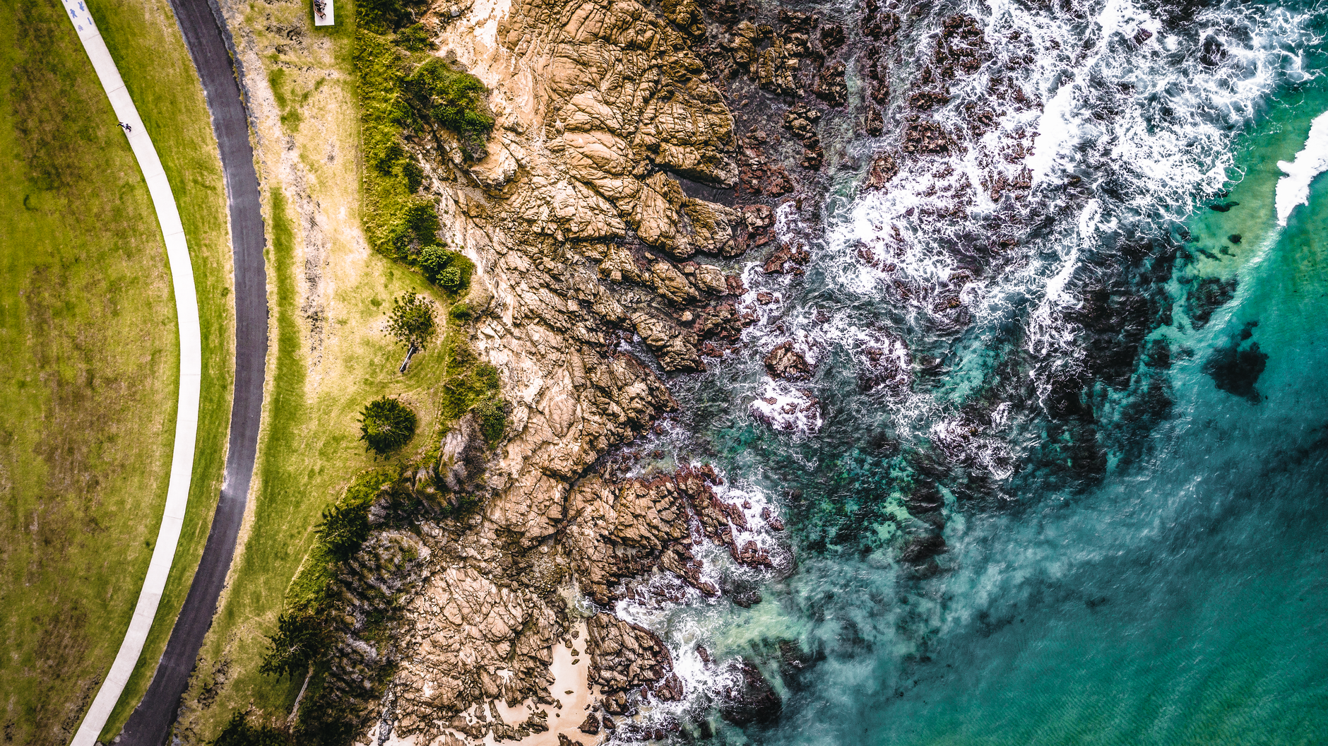 Acque profonde dell'Oceano Pacifico sopra Zealandia