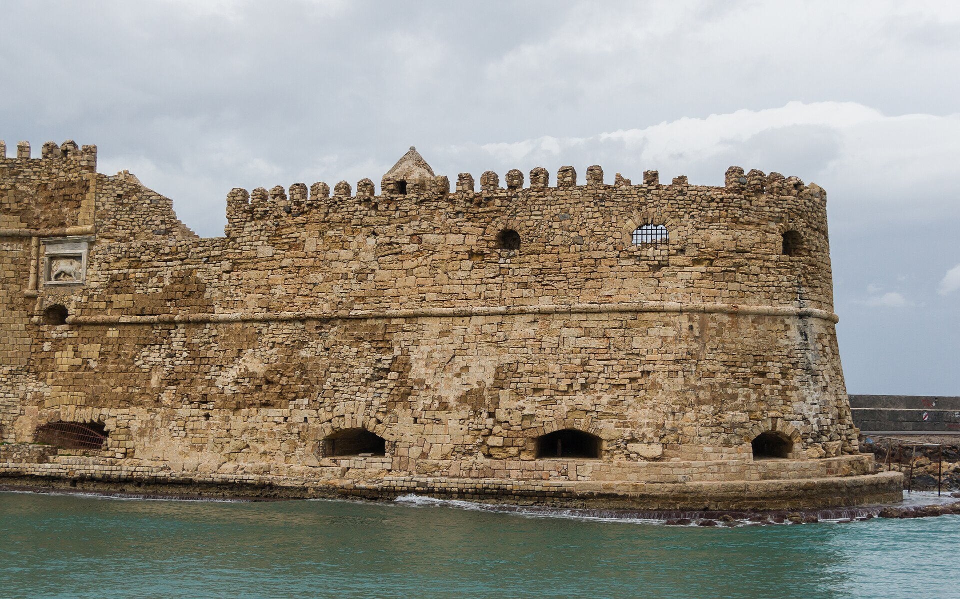 La fortezza veneziana di Koules all'ingresso del porto di Iraklio, a Creta