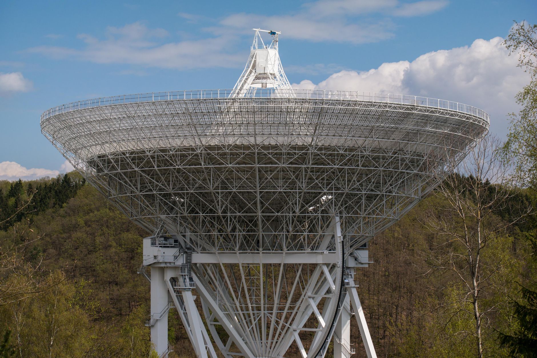 Antenna radio utilizzata per osservare l'universo