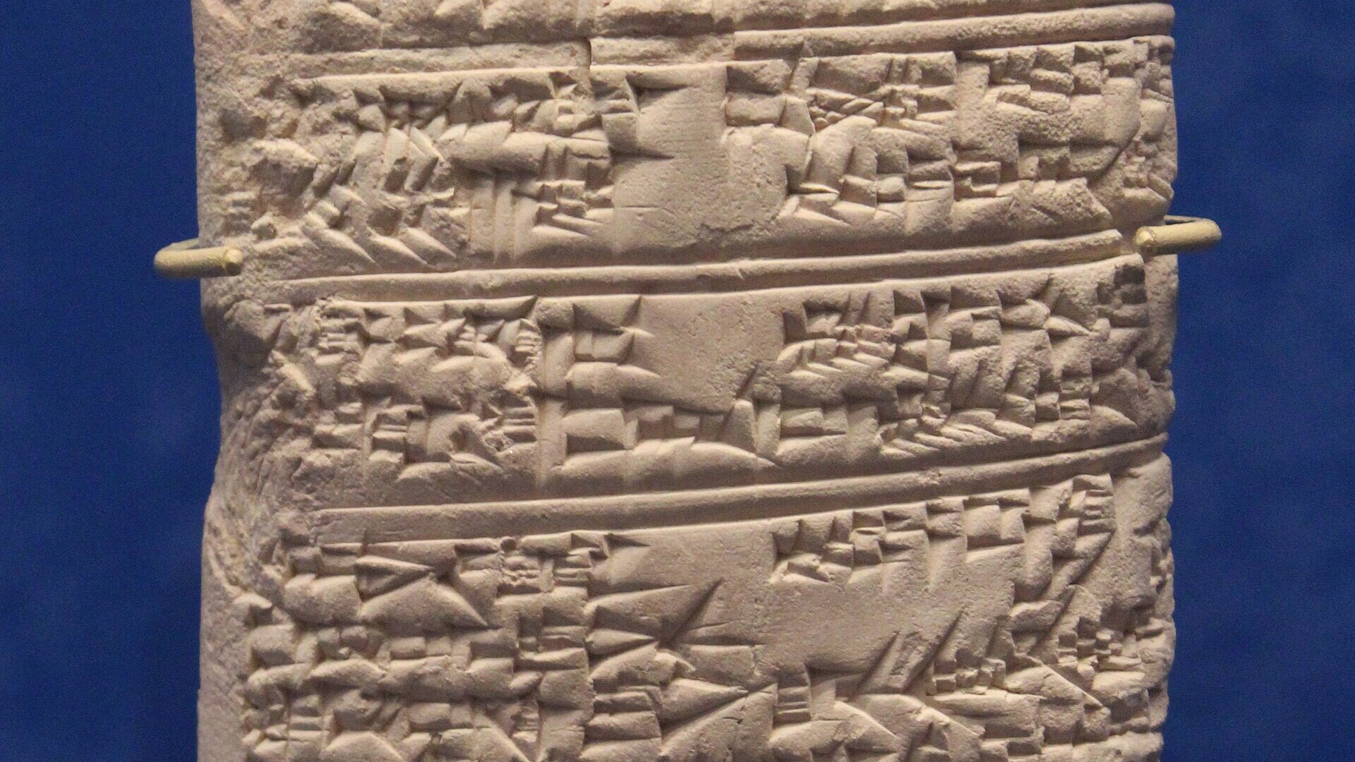Tavoletta d argilla con proverbi sumerici in caratteri cuneiformi, Ashmolean Museum di Oxford