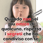 Quando non sei più amico di qualcuno, rispetta i segreti che ha condiviso con te.
Si chiama integrità.